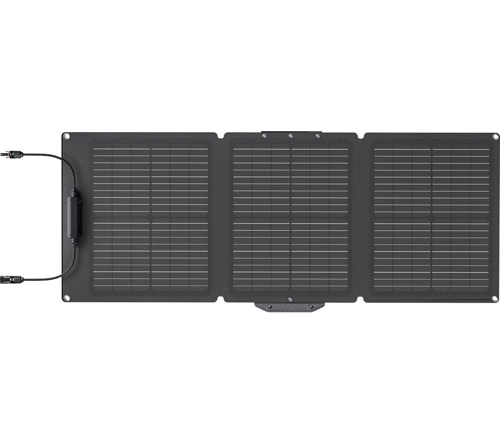 ECOFLOW 60 W Portable Solar Panel, Silver/Grey