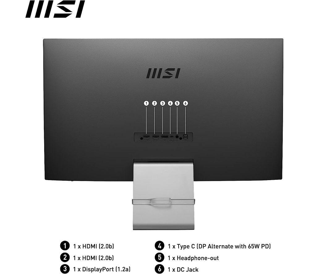 MSI Modern MD271UL 4K Ultra HD 27" IPS Monitor - Grey image number 9 of 12