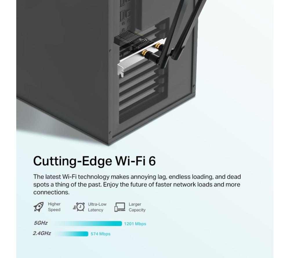 TP-LINK Archer TX20E Wireless & Bluetooth PCIe Card image number 2 of 5