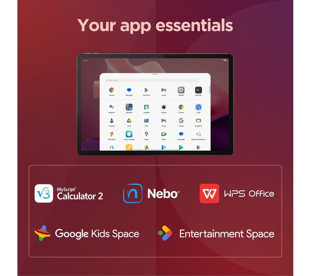LENOVO Tab P12 12.7' Tablet - 128 GB, Storm Grey - image 9