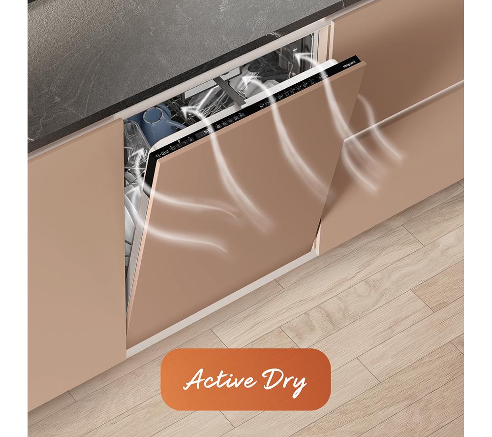HOTPOINT Maxi Space H7I HP42 L UK Full-size Fully Integrated Dishwasher image number 4 of 16
