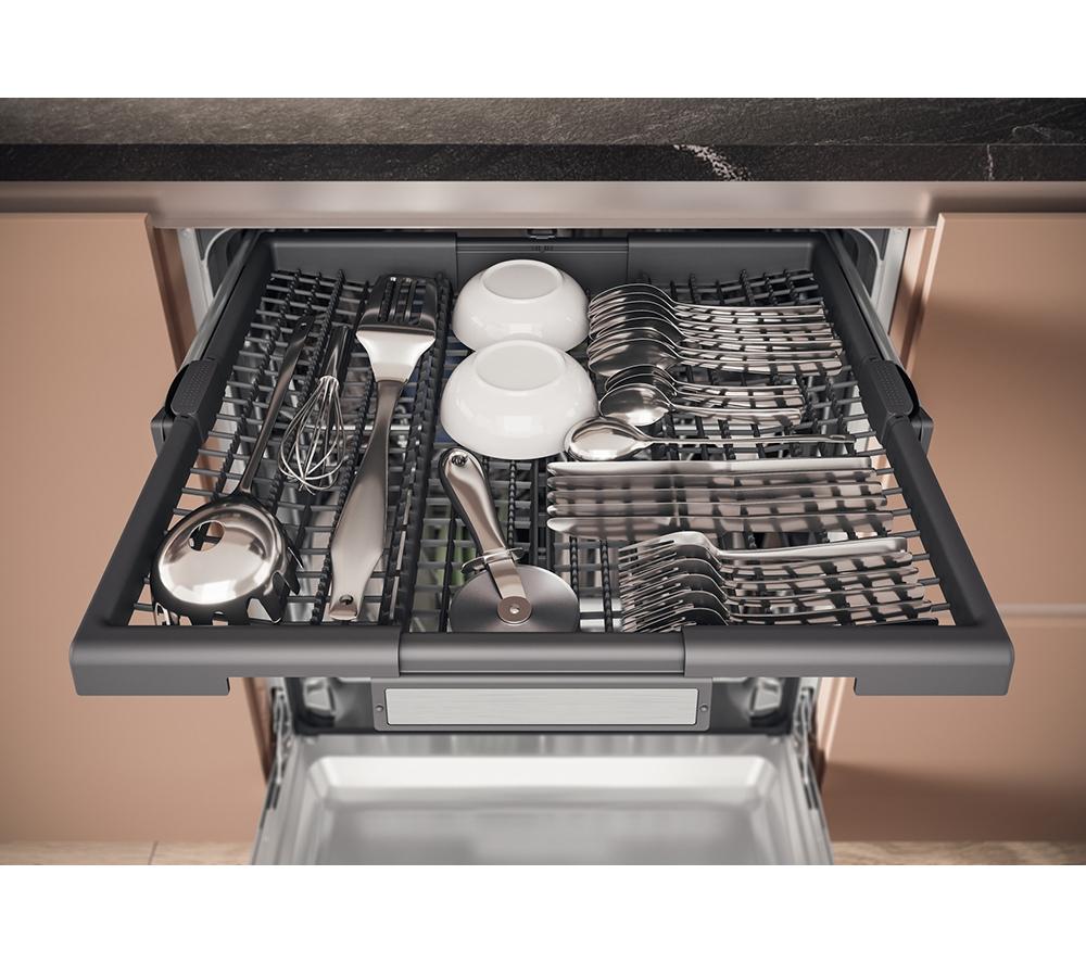 HOTPOINT Maxi Space H7I HP42 L UK Full-size Fully Integrated Dishwasher image number 7 of 16