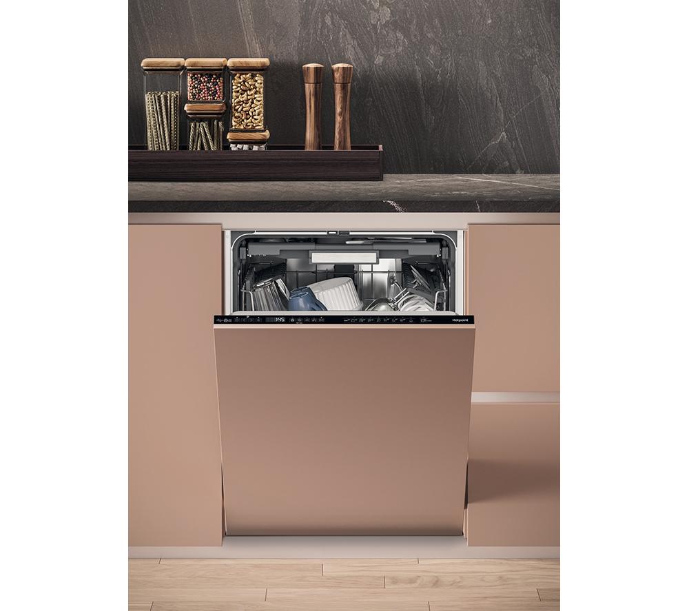HOTPOINT Maxi Space H7I HP42 L UK Full-size Fully Integrated Dishwasher image number 10 of 16