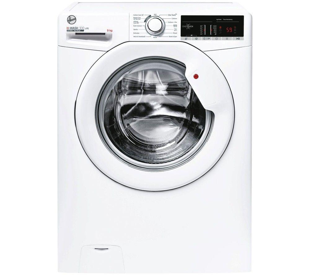 HOOVER H-WASH 300 LITE H3W 49TA4/1-80 NFC 9 kg 1400 Spin Washing Machine - White, White thumbnail