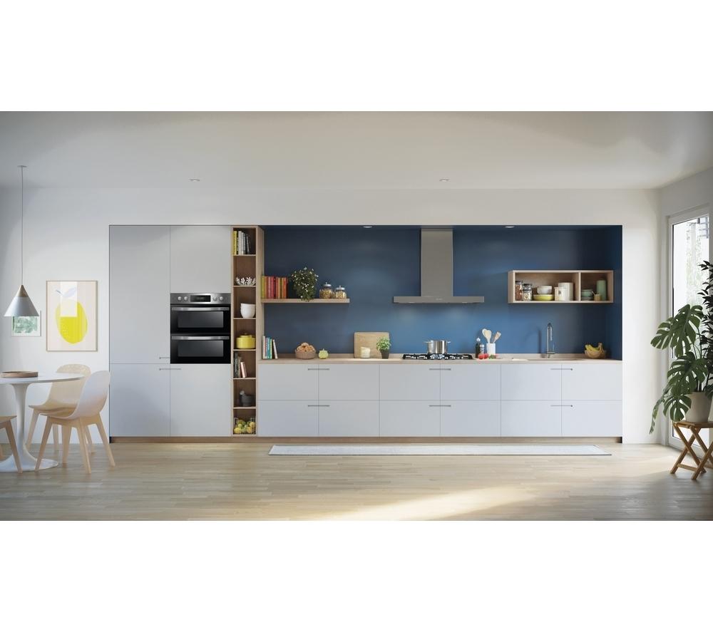 CANDY FCI7D405X Electric Built-under Double Oven - Black & Stainless Steel image number 2 of 2