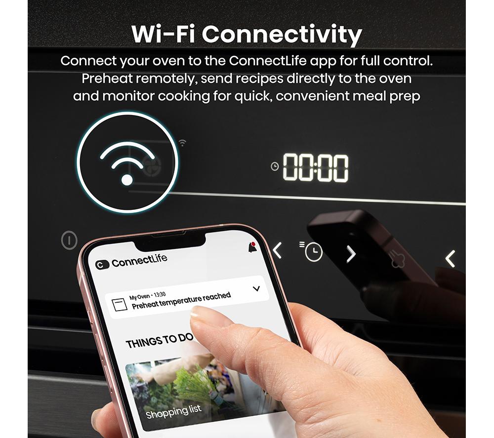 HISENSE Hi6 BlackLine AirFry BSA66346ADBGUK Electric Steam Smart Oven - Jet Black image number 11 of 20