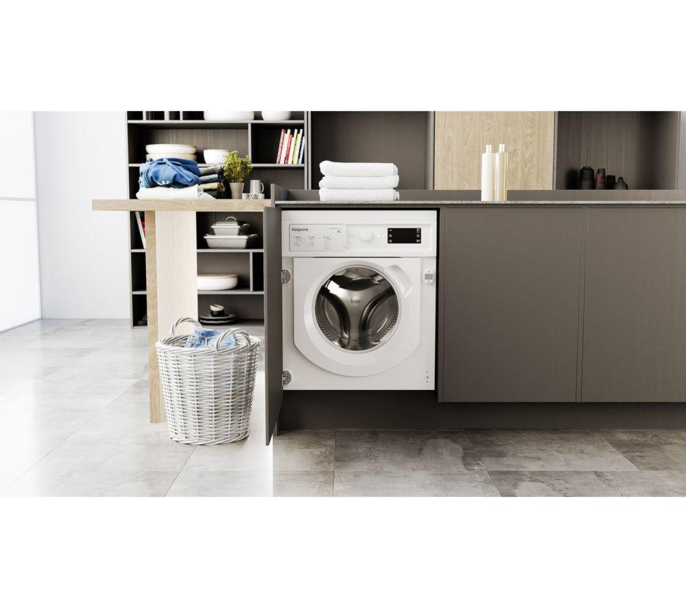 HOTPOINT BIWMHG81485UK Integrated 8 kg 1400 Spin Washing Machine image number 12 of 14