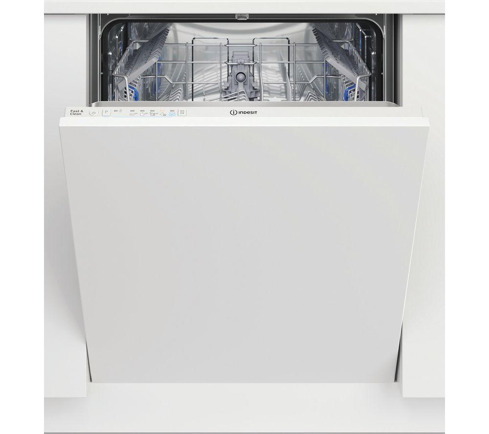 INDESIT D2I HL326 UK Fully Integrated Full-size Dishwasher - White, White