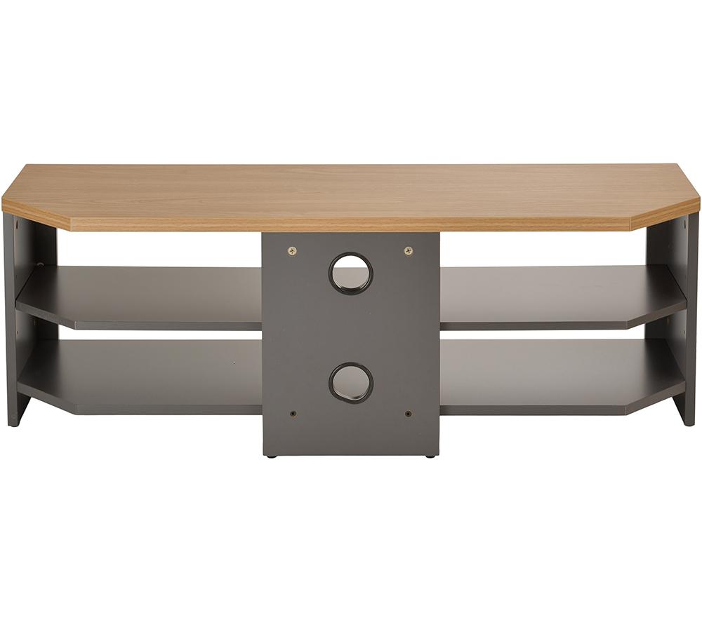 TTAP Memphis 1000 mm TV Stand for up to 55&rdquo; TVs- Oak & Grey image number 7 of 7