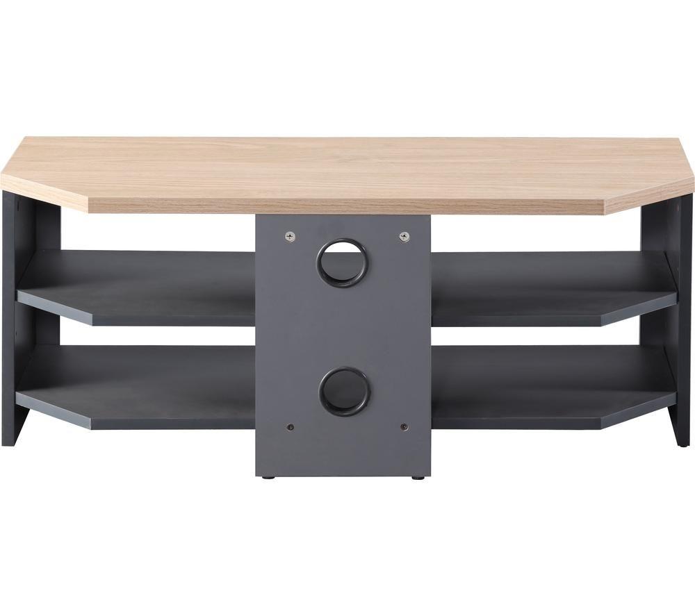 TTAP Memphis 1200 mm TV Stand for up to 65&rdquo; TVs - Oak & Grey image number 2 of 7