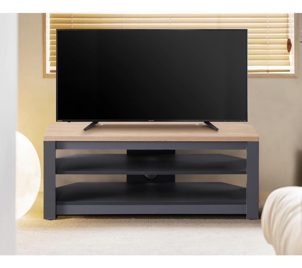 TTAP Memphis 1200 mm TV Stand for up to 65&rdquo; TVs - Oak & Grey image number 3 of 7