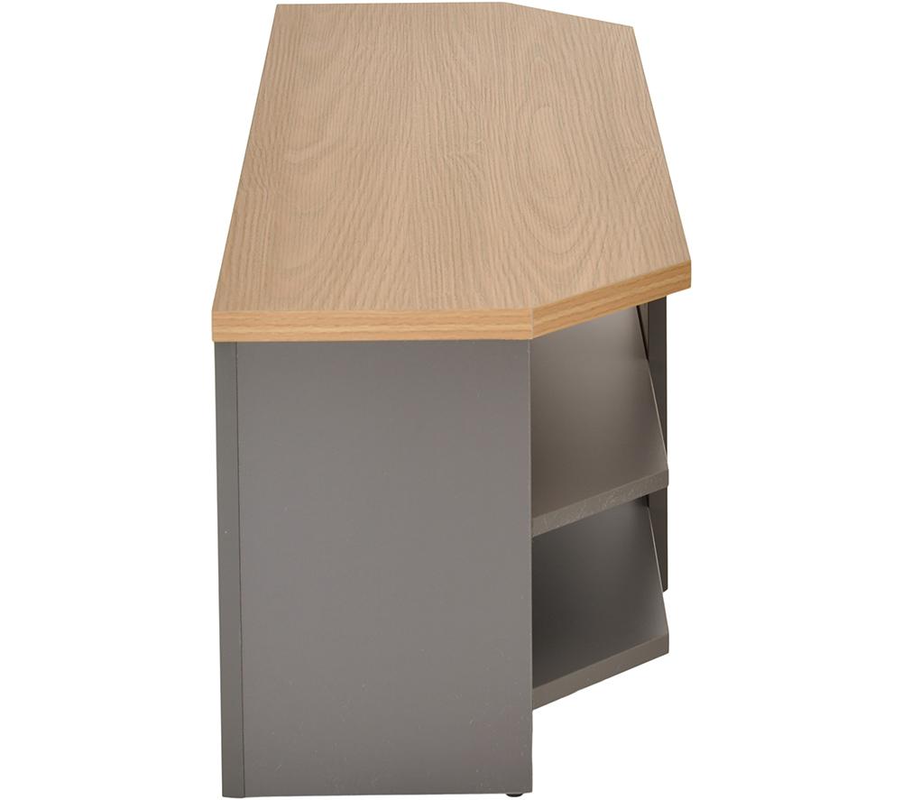 TTAP Memphis 1200 mm TV Stand for up to 65&rdquo; TVs - Oak & Grey image number 4 of 7