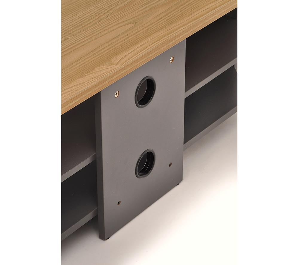 TTAP Memphis 1200 mm TV Stand for up to 65&rdquo; TVs - Oak & Grey image number 5 of 7