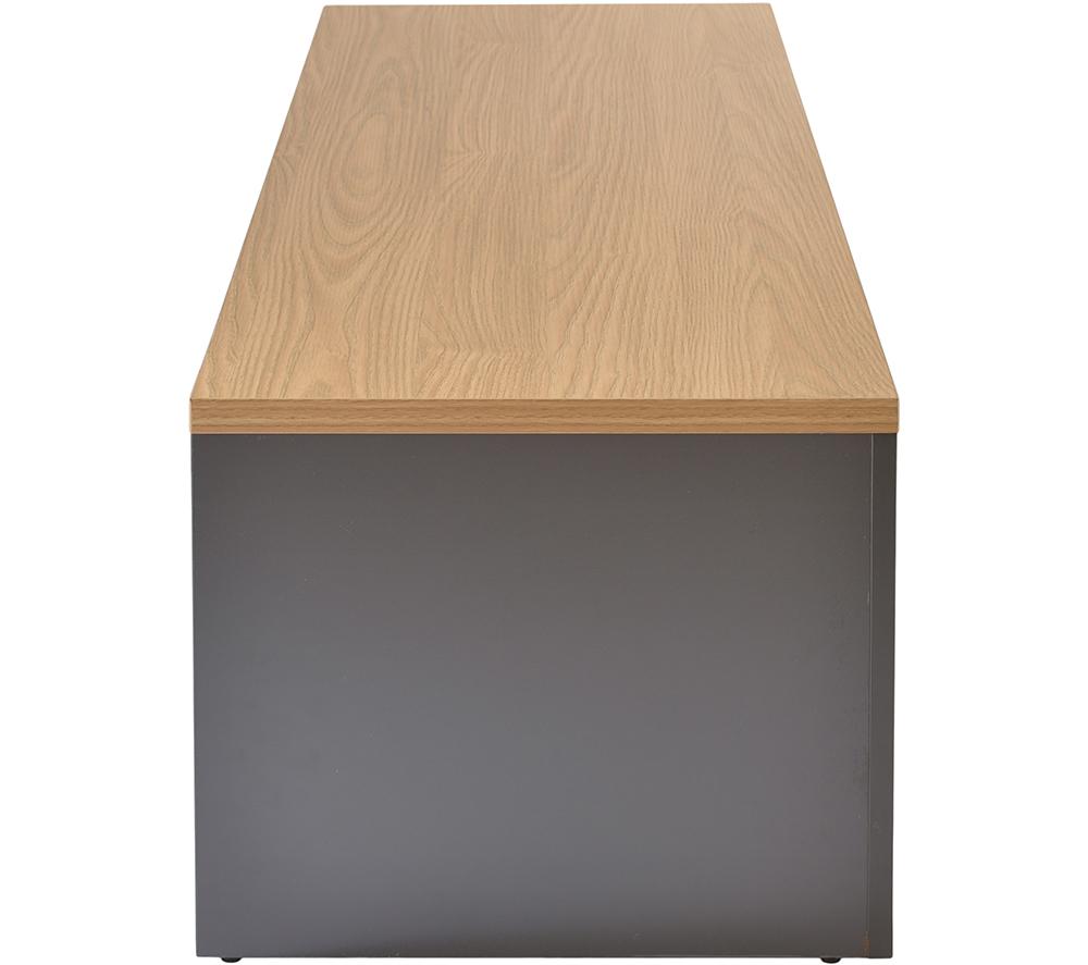 TTAP Memphis 1600 mm TV Stand for up to 75&rdquo; TVs - Oak & Grey image number 6 of 6