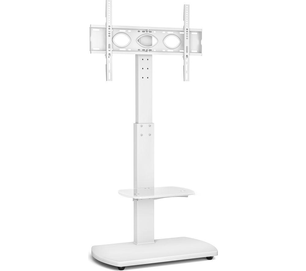 Ttap Fs-1-Wht 600 Mm Tv Stand With Bracket For Up To 65Ó Tvs - White, White