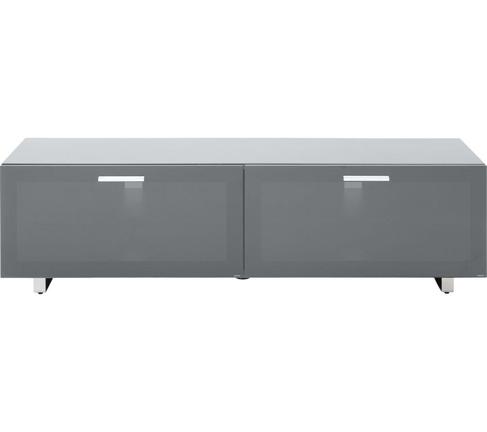 TTAP Sorrento 1600 mm TV Stand - Gloss Grey, Silver/Grey