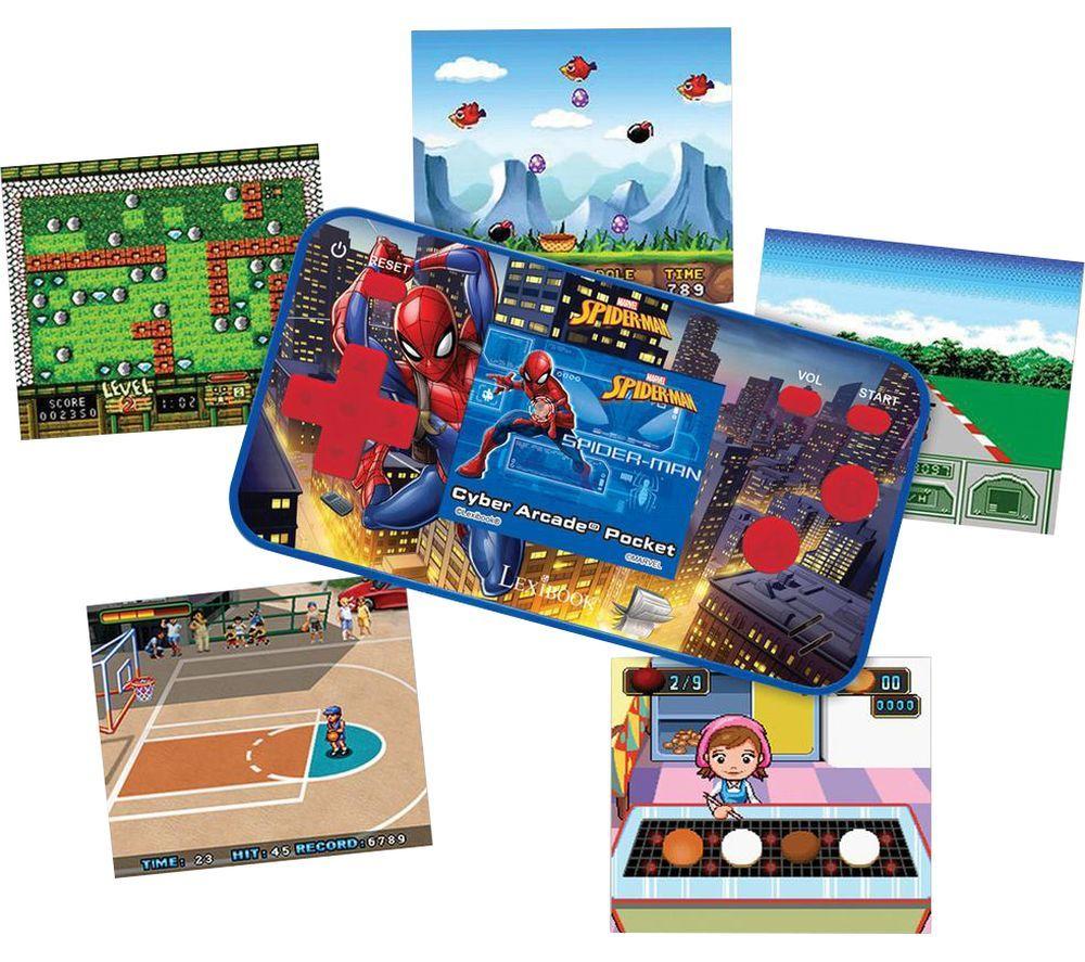 LEXIBOOK Cyber Arcade Handheld Gaming Console - Spider-Man image number 3 of 4