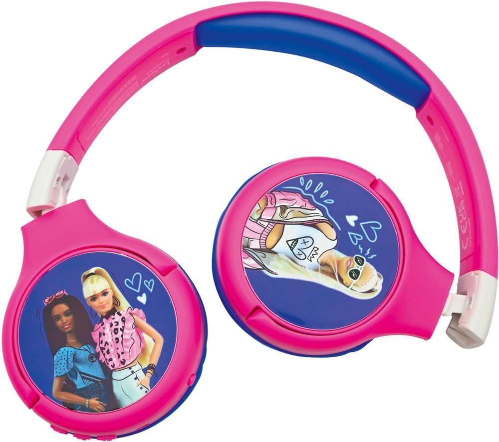 LEXIBOOK HPBT010BB Wireless Bluetooth Kids Headphones - Barbie image number 3 of 7