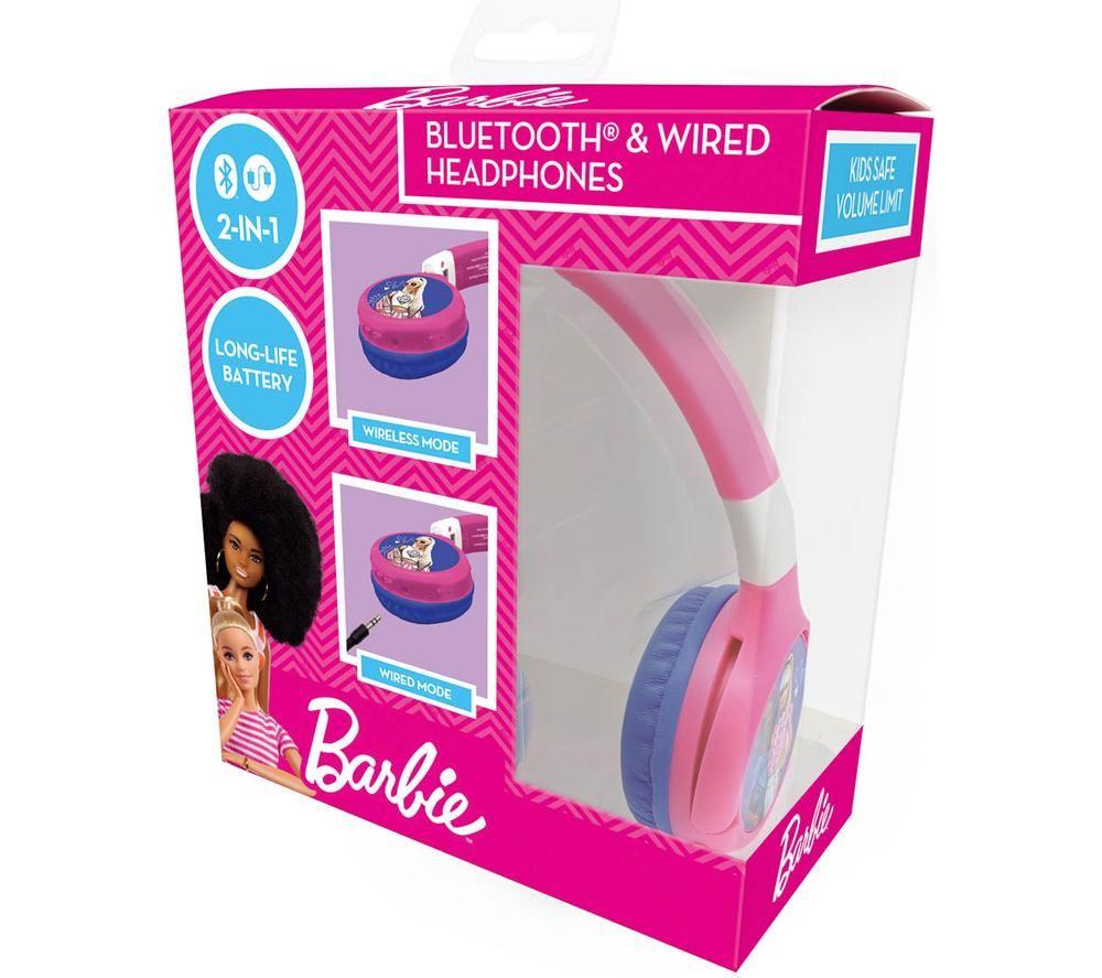 LEXIBOOK HPBT010BB Wireless Bluetooth Kids Headphones - Barbie image number 6 of 7