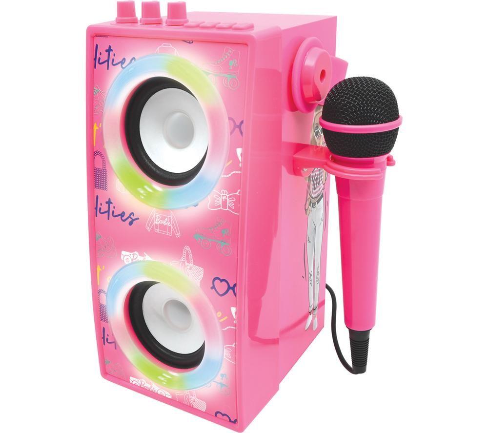 LEXIBOOK BTP180BBZ Bluetooth Karaoke System - Barbie image number 2 of 6