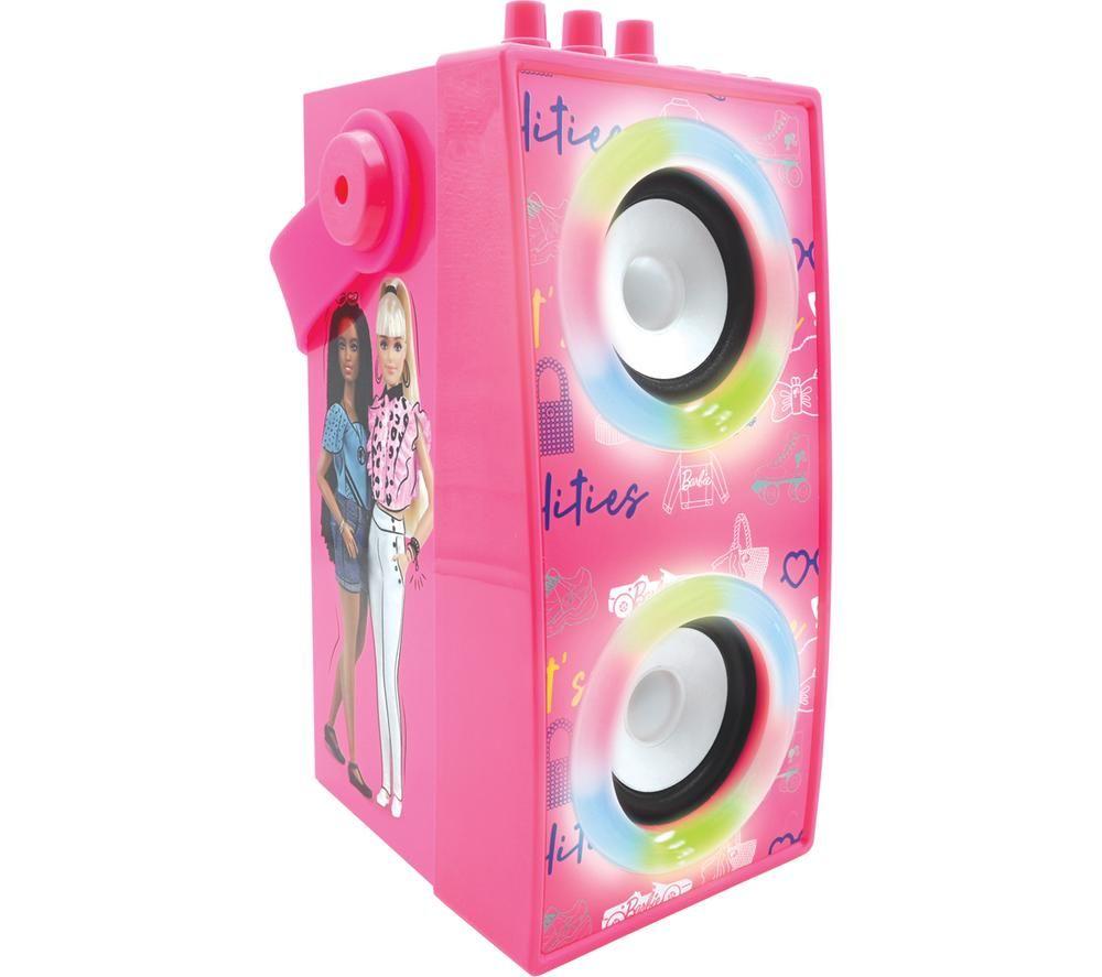 LEXIBOOK BTP180BBZ Bluetooth Karaoke System - Barbie image number 3 of 6