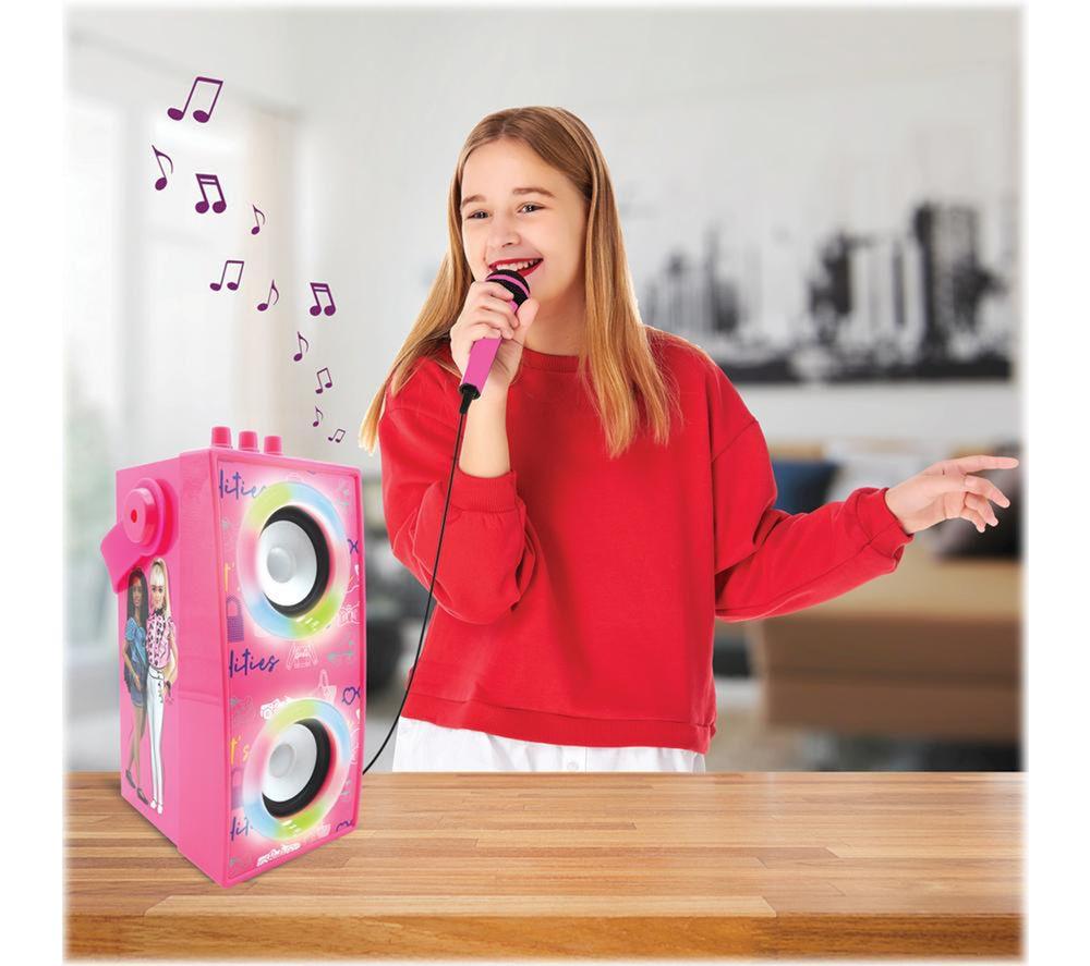 LEXIBOOK BTP180BBZ Bluetooth Karaoke System - Barbie image number 4 of 6