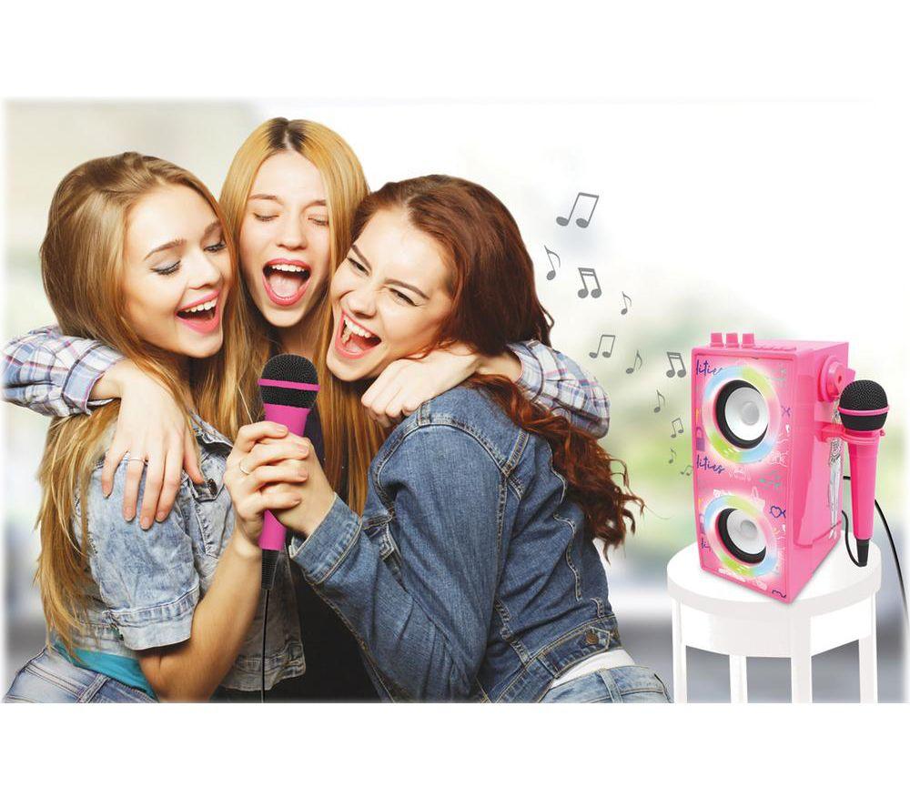 LEXIBOOK BTP180BBZ Bluetooth Karaoke System - Barbie image number 5 of 6