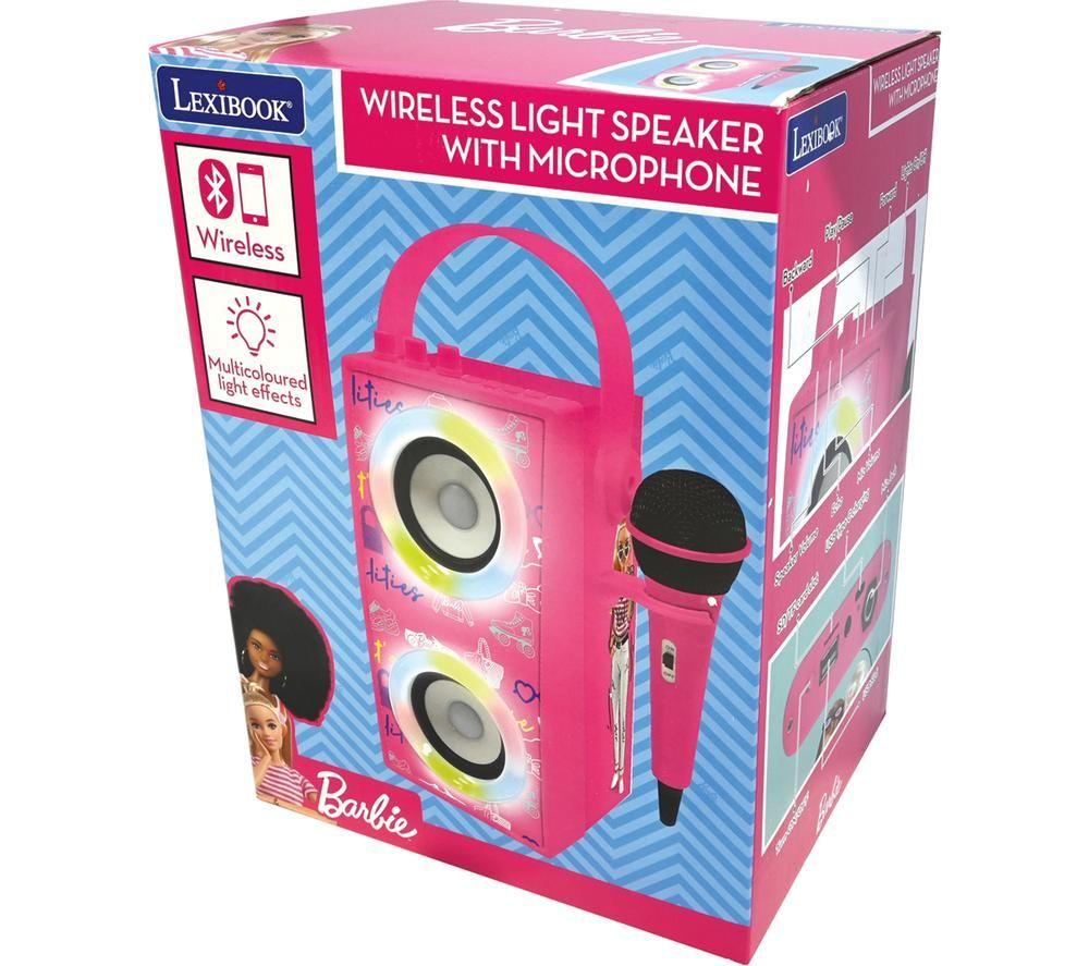 LEXIBOOK BTP180BBZ Bluetooth Karaoke System - Barbie image number 6 of 6