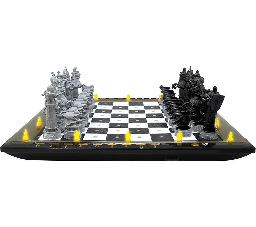 LEXIBOOK Harry Potter Electronic Chess Game, Silver/Grey,White,Black