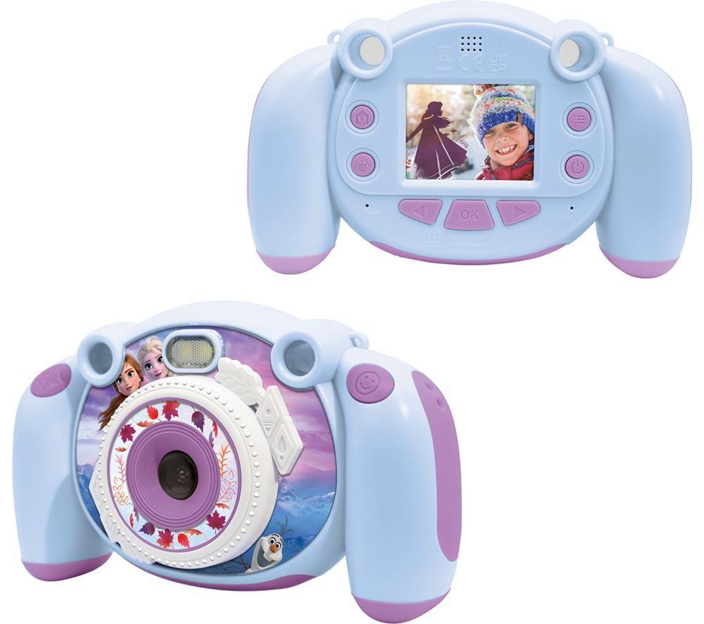 LEXIBOOK Disney Frozen Kid's Digital Camera - Purple & White image number 2 of 8