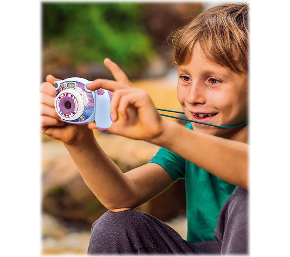 LEXIBOOK Disney Frozen Kid's Digital Camera - Purple & White image number 6 of 8