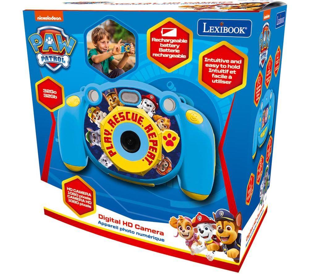 LEXIBOOK Paw Patrol Kids' Digital Camera - Blue & Yellow image number 6 of 6