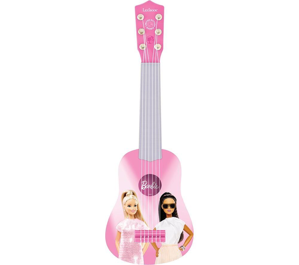 LEXIBOOK My First Guitar K200BB Guitar - Barbie, Pink,Patterned