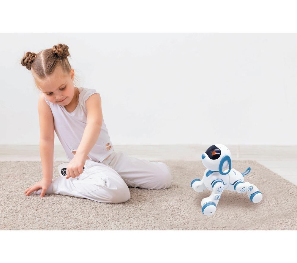 LEXIBOOK Power Puppy Robot Dog - White & Blue image number 7 of 8