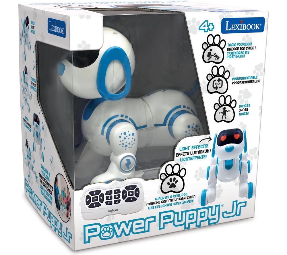 LEXIBOOK Power Puppy Robot Dog - White & Blue image number 8 of 8