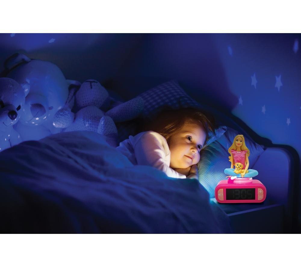 LEXIBOOK RL800BB Nightlight Alarm Clock - Barbie image number 3 of 7
