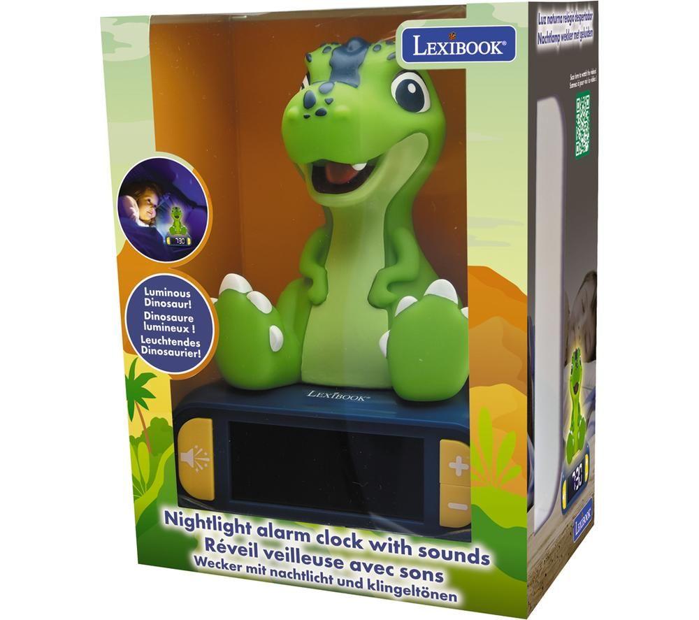 LEXIBOOK RL800DINO Nightlight Alarm Clock - Dinosaur image number 6 of 6