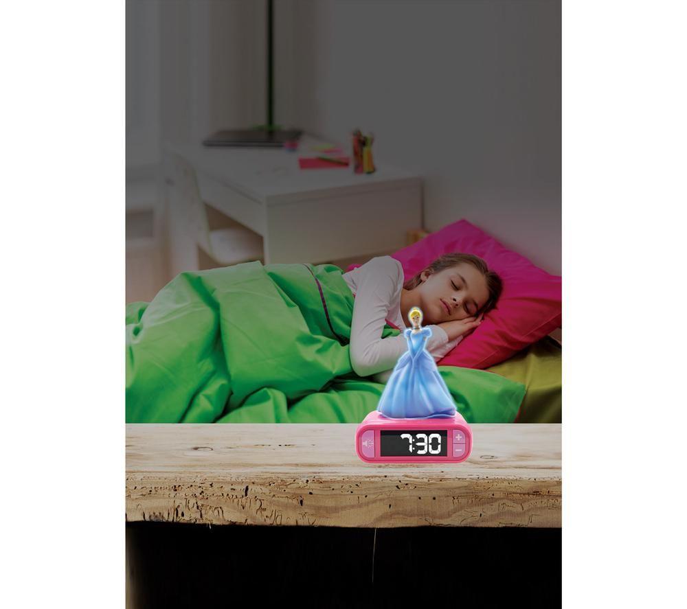 LEXIBOOK RL800DP Nightlight Alarm Clock - Disney Princess image number 4 of 6