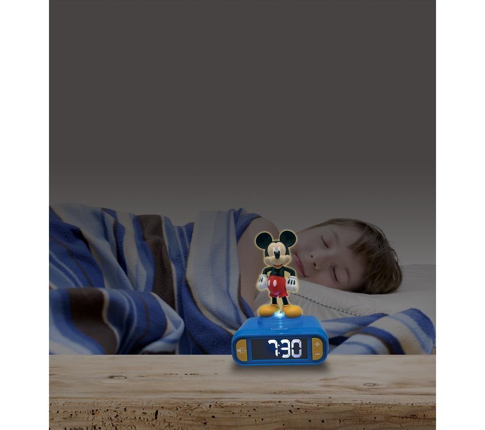 LEXIBOOK RL800MCH Nightlight Alarm Clock - Mickey Mouse image number 8 of 8
