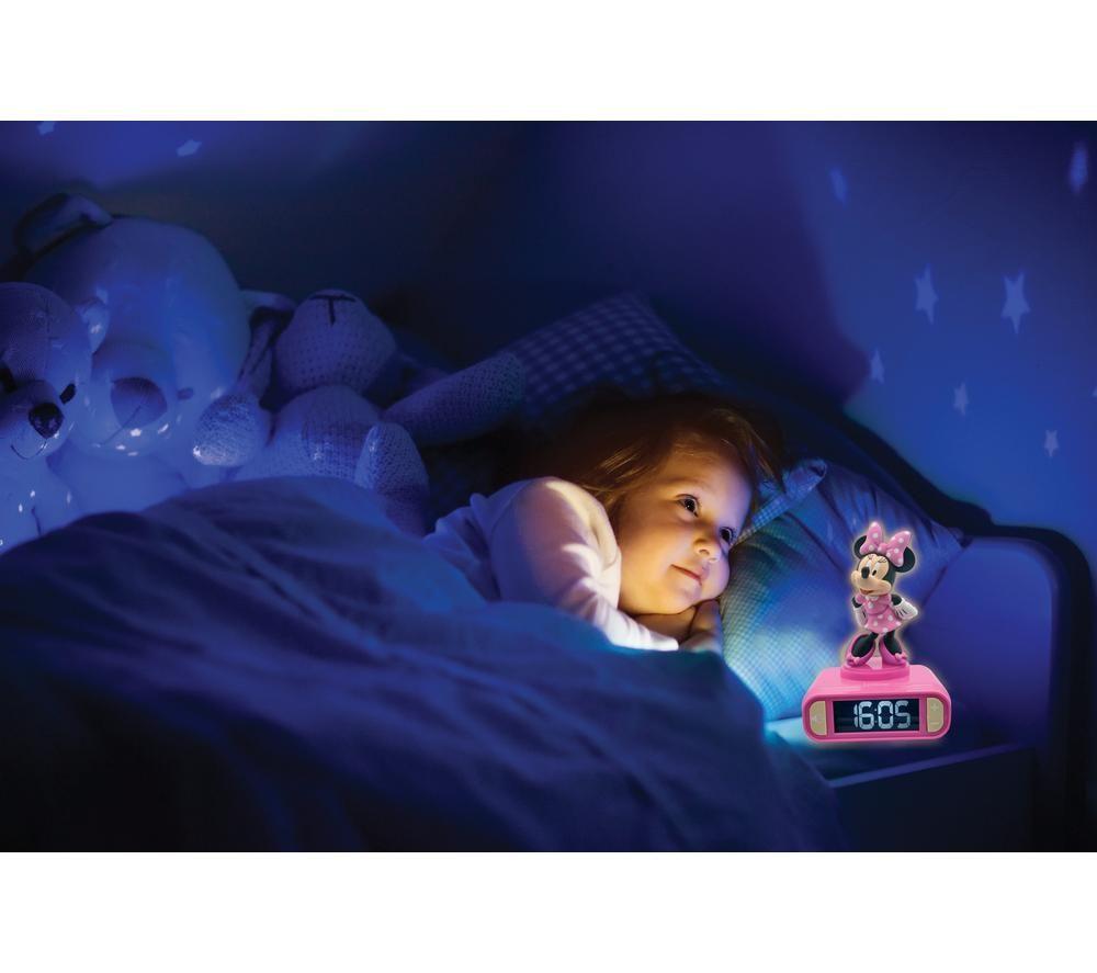 LEXIBOOK RL800MN Nightlight Alarm Clock - Minnie Mouse image number 4 of 7