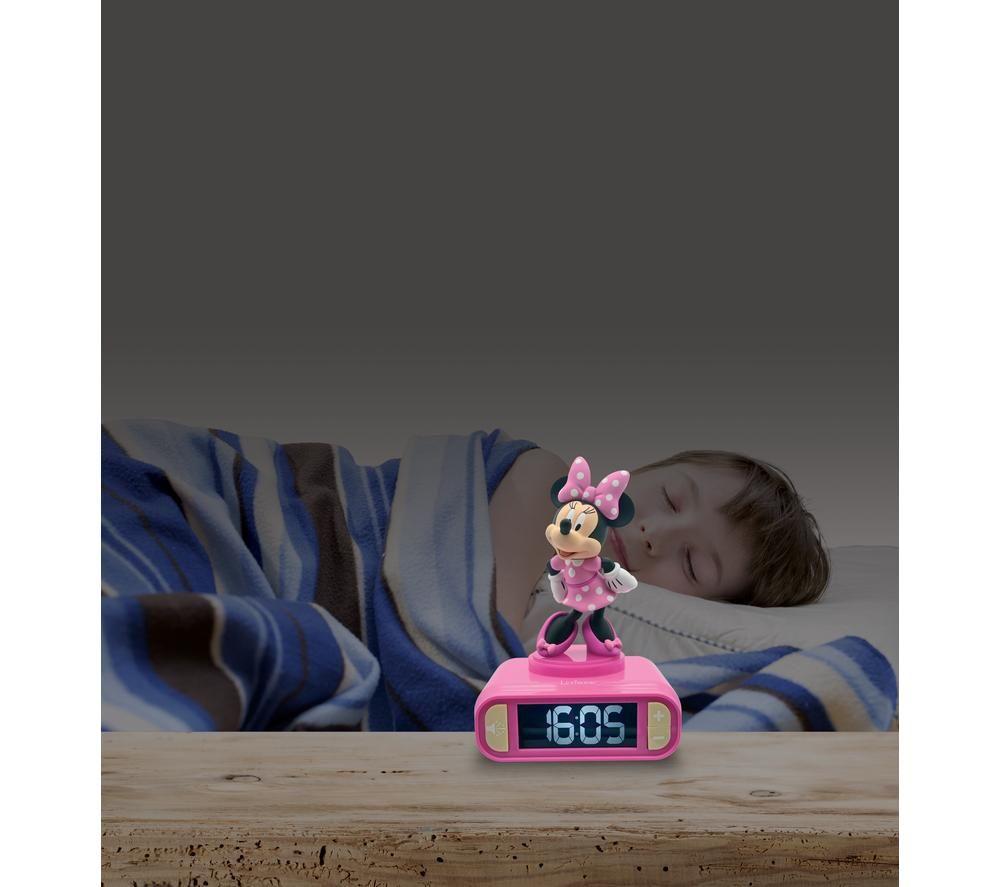 LEXIBOOK RL800MN Nightlight Alarm Clock - Minnie Mouse image number 5 of 7
