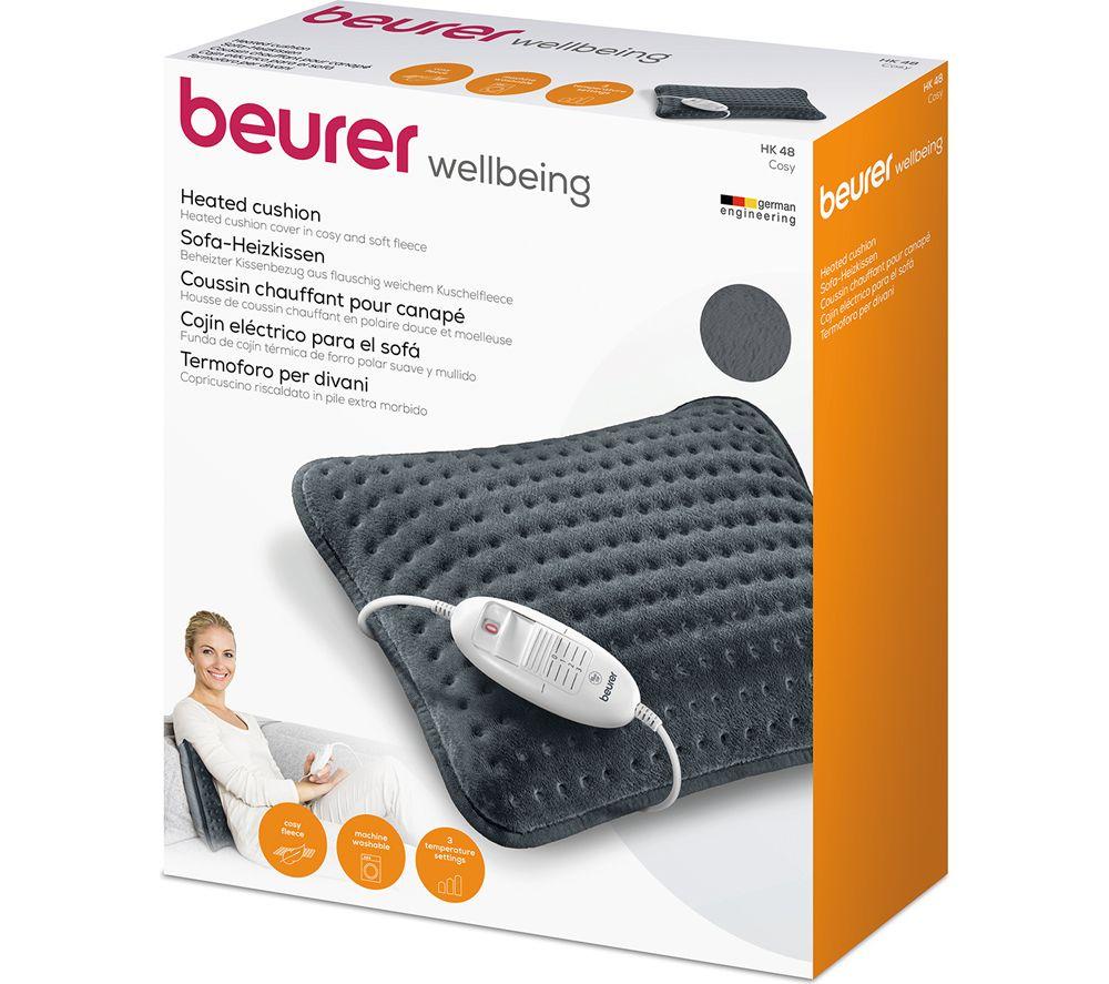 BEURER HK 48 Cosy Electric Cushion - Grey, 40 x 30 cm image number 7 of 7