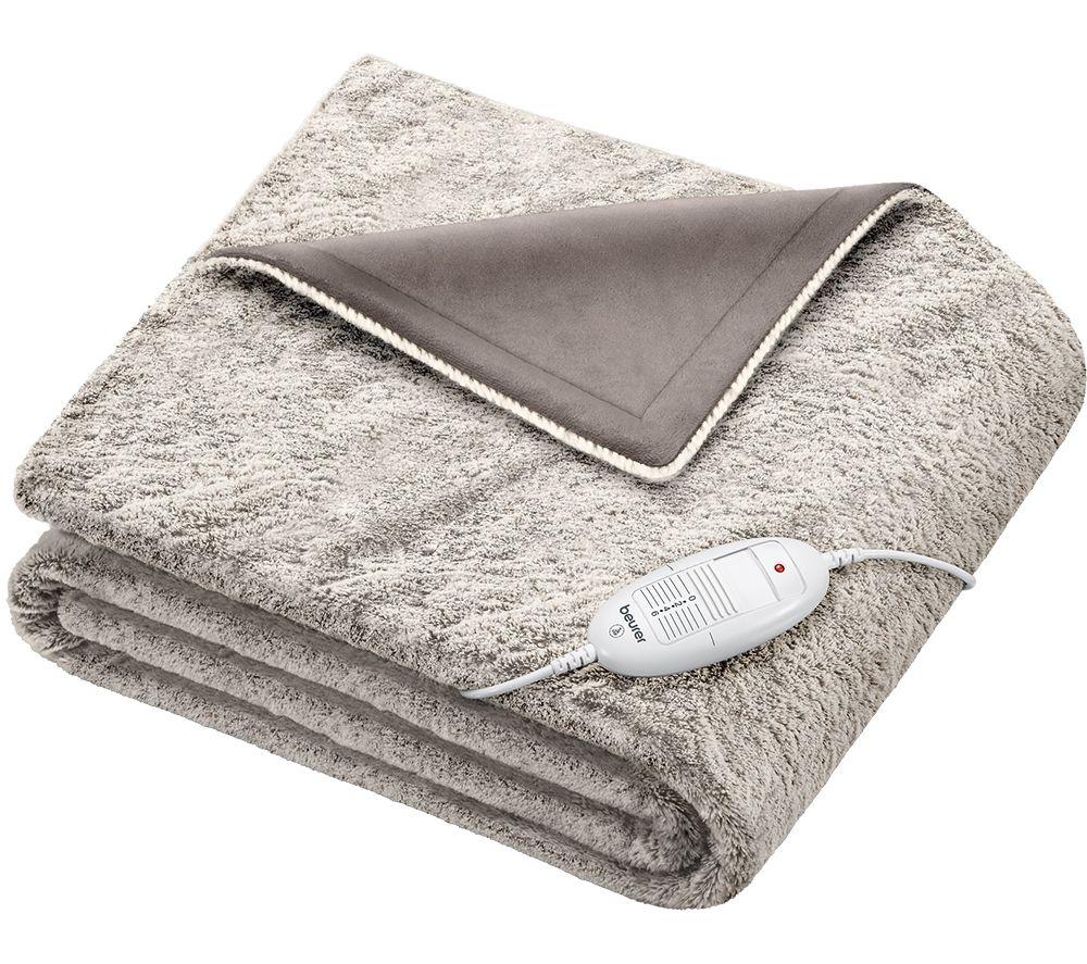 Beurer Hd 75 Nordic Heated Throw - Beige, 180 X 130 Cm