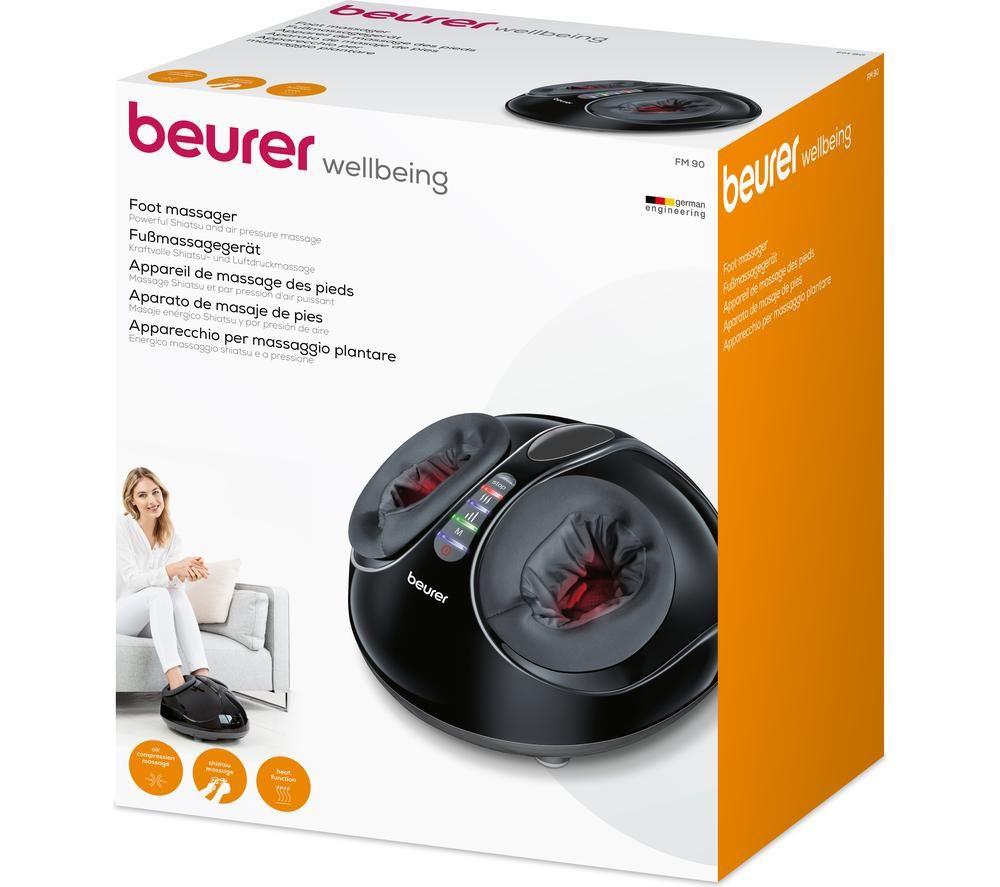 BEURER FM 90 Shiatsu Foot Massager - Black image number 4 of 5
