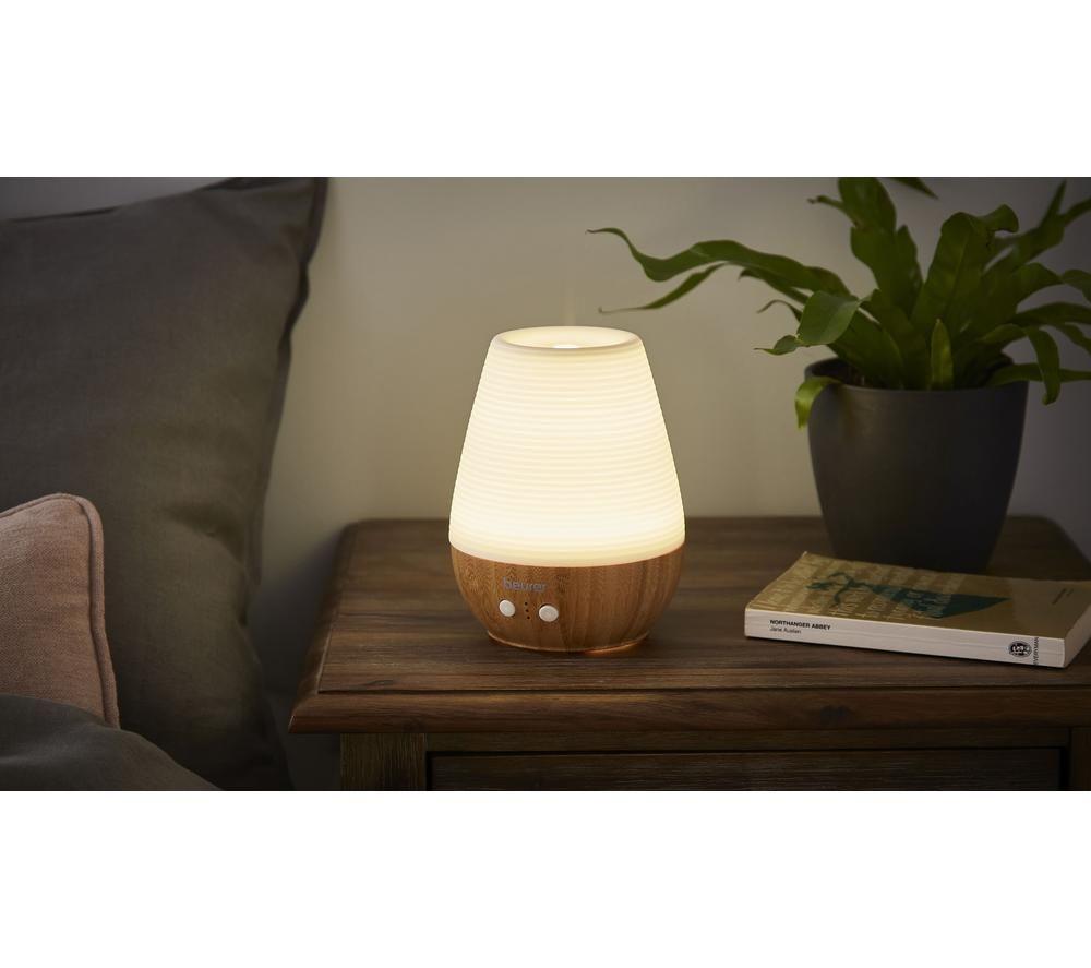 BEURER LA 40 Aroma Diffuser with Mood Lighting - White & Brown image number 4 of 8