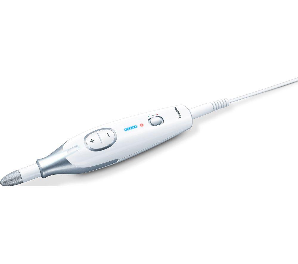 BEURER MP 42 Electric Nail File - Silver & White image number 2 of 4