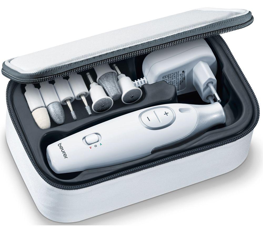 BEURER MP 42 Electric Nail File - Silver & White image number 3 of 4