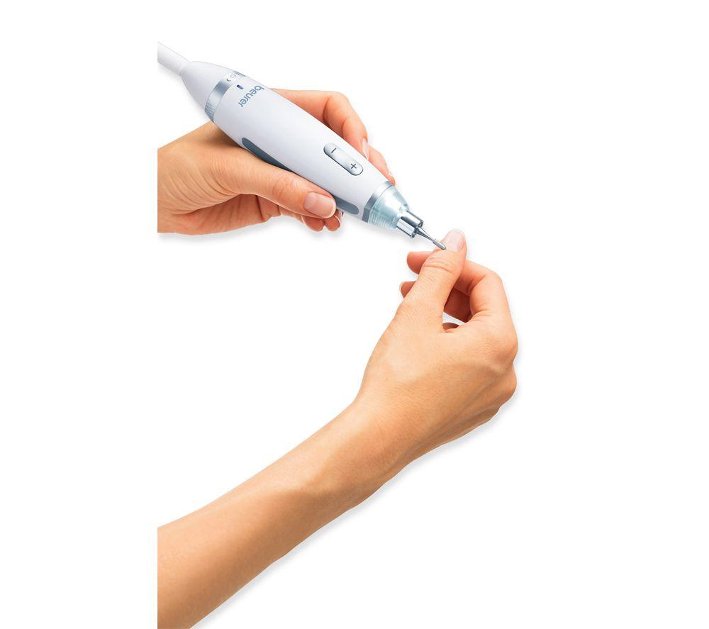 BEURER MP 62 Electric Nail File - Silver & White image number 4 of 6