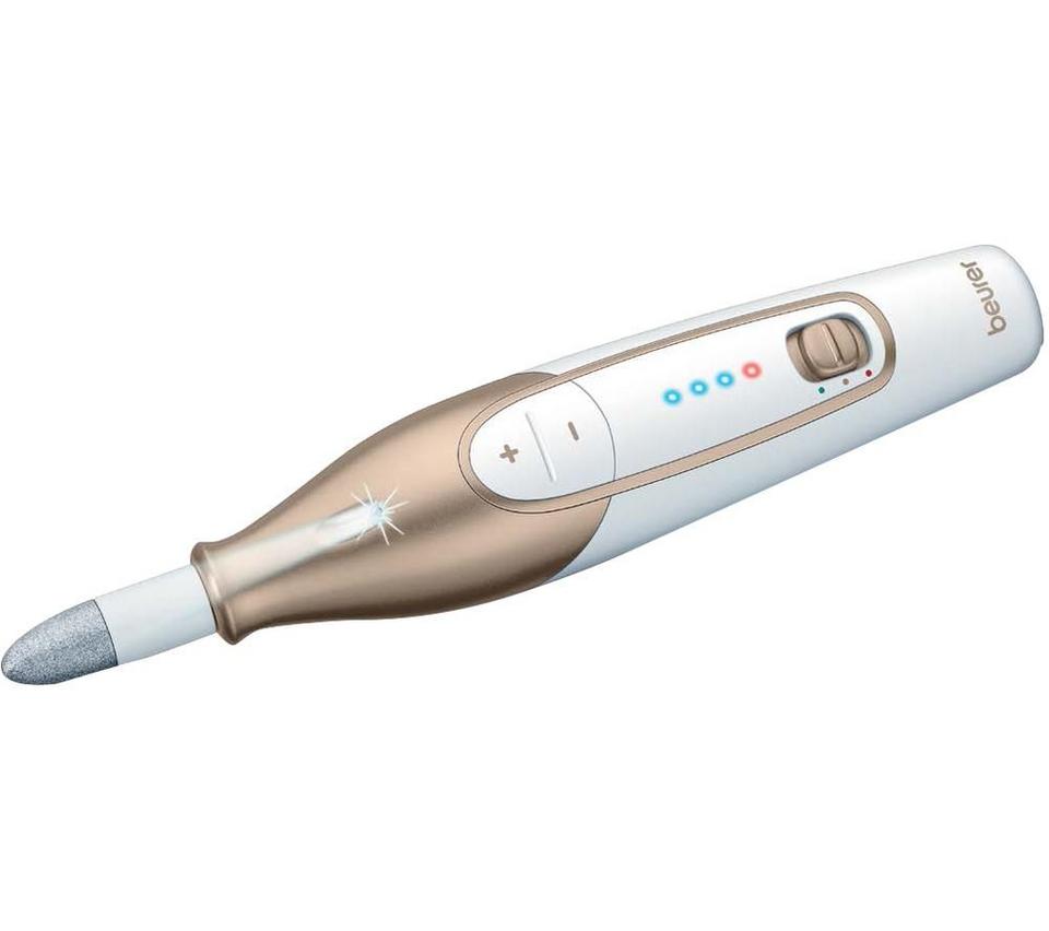 BEURER MP 64 Cordless Electric Nail File - Gold & White