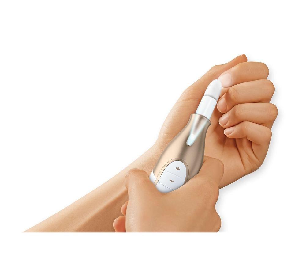 BEURER MP 64 Cordless Electric Nail File - Gold & White image number 4 of 4